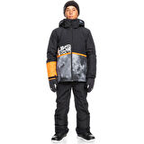 Quiksilver Siyah Erkek Çocuk Fermuarlı Uzun Kollu Kayak Montu EQBTJ03159-KVJ0 SILVERTIP YOUTH JK