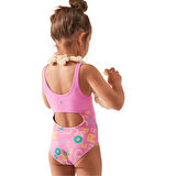 Roxy ERLX103093 Funny Bambino One Piece Kız Çocuk Mayo