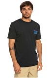 Quiksilver Bisiklet Yaka Siyah Erkek T-Shirt EQYZT07224 WARPEDFRAMES M TEES