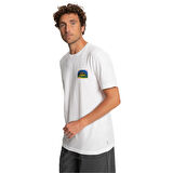 Quiksilver Bisiklet Yaka Beyaz Erkek T-Shirt EQYZT07229 COLOURFLOW M TEES