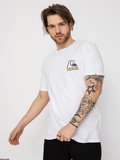 Quiksilver Bisiklet Yaka Beyaz Erkek T-Shirt EQYZT07225 RISESHINE M TEES