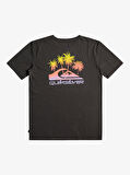 Quiksilver Bisiklet Yaka Siyah Erkek T-Shirt EQYZT07252 PASTIMEPARADISE M TEES