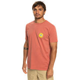 Quiksilver Bisiklet Yaka Kırmızı Erkek T-Shirt EQYZT07262 PLANETPOSITIVE M TEES