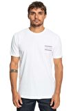 Quiksilver Bisiklet Yaka Beyaz Erkek T-Shirt EQYZT07224 WARPEDFRAMES M TEES