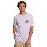 Quiksilver Bisiklet Yaka Lila Erkek T-Shirt EQYZT07232 COREBUBBLE M TEES