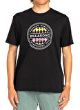 Billabong Yuvarlak Yaka Siyah Erkek T-Shirt EBYZT00105 ROTOR FILL SS