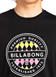 Billabong Yuvarlak Yaka Siyah Erkek T-Shirt EBYZT00105 ROTOR FILL SS
