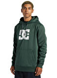 Dc Yeşil Erkek Kapüşon Yaka Uzun Baskılı Sweatshirt ADYFT03374_SNOWSTAR