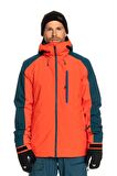 Quiksilver Mission Block Erkek Turuncu Snowboard Montu