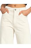 Roxy Erjnp03523 Ls Tekstil Pantolon Beyaz Kadın Pantolon