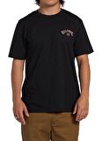 Billabong Siyah Erkek Bisiklet Yaka Regular Fit Desenli T-Shirt ABYZT02256_ARCH FILL  TEES