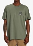 Billabong Haki Erkek Bisiklet Yaka Regular Fit Desenli T-Shirt ABYZT02303_SHINE SS