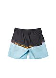 Quiksilver Siyah - Mavi Erkek Şort Mayo AQBJV03051-12814-EVRYDY WRDBLCK VLY