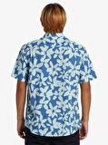 Quiksilver Apero Organic Classic Erkek Kısa Kollu Desenli Gömlek AQYWT03314-BYC6