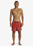 Quiksilver Kırmızı Erkek Şort Mayo AQYJV03146_REMADE MIX VOLLEY 16