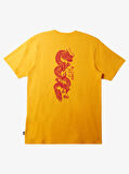 Quiksilver DRAGON FIST MOE SARI Erkek Tshirt