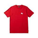 Quiksilver QS PETROGLYPH LOGO DNA KIRMIZI Erkek Tshirt