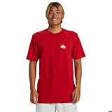 Quiksilver QS PETROGLYPH LOGO DNA KIRMIZI Erkek Tshirt