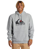 Quiksilver Big Logo Hoodie Erkek Sweatshirt AQYFT03356-SGRH Heritage Heather