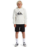 Quiksilver Big Logo Hoodie Çocuk Sweatshirt AQBFT03099-WBK0 Snow White