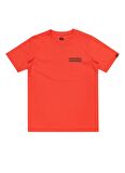 Quiksilver Düz Turuncu Erkek T-Shirt EQBZT04722-34050-MAROONED YOUTH