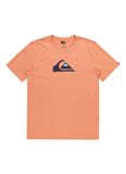 Quiksilver Pembe Erkek O Yaka  Standart Fit Baskılı T-Shirt EQYZT07658_COMP LOGO SS