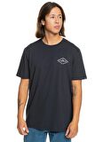 Quiksilver Siyah Erkek O Yaka  Standart Fit Baskılı T-Shirt EQYZT07667_OMNI LOCK