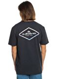 Quiksilver Siyah Erkek O Yaka  Standart Fit Baskılı T-Shirt EQYZT07667_OMNI LOCK