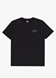 Quiksilver Siyah Erkek O Yaka  Standart Fit Baskılı T-Shirt EQYZT07667_OMNI LOCK