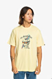 Quiksilver One Last Surf Ss Erkek Beyaz T-Shirt EQYZT07674-10