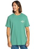 Quiksilver Yeşil Erkek O Yaka  Standart Fit Baskılı T-Shirt EQYZT07659_TRADESMITH SS