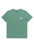 Quiksilver Yeşil Erkek O Yaka  Standart Fit Baskılı T-Shirt EQYZT07659_TRADESMITH SS