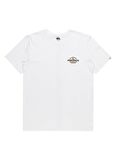 Quiksilver Beyaz Erkek O Yaka  Standart Fit Baskılı T-Shirt EQYZT07659_TRADESMITH SS