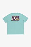 Quiksilver TAKE US BACK BUBBLE SS Mavi Erkek Tshirt