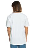 Quiksilver Beyaz Erkek O Yaka  Standart Fit Baskılı T-Shirt EQYZT07664_OMNI FILL SS