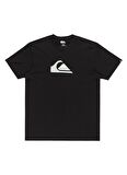 Quiksilver Siyah Erkek O Yaka  Standart Fit Baskılı T-Shirt EQYZT07658_COMP LOGO SS