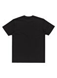 Quiksilver Siyah Erkek O Yaka  Standart Fit Baskılı T-Shirt EQYZT07658_COMP LOGO SS