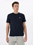 EQYZT07711 BASIC SS TEE YOUNG MEN Lacivert Bisiklet Yaka Normal Kalıp Erkek T-Shirt
