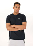 EQYZT07711 BASIC SS TEE YOUNG MEN Siyah Bisiklet Yaka Normal Kalıp Erkek T-Shirt