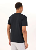 EQYZT07711 BASIC SS TEE YOUNG MEN Siyah Bisiklet Yaka Normal Kalıp Erkek T-Shirt