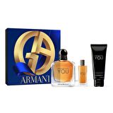 Emporio Armani Stronger With You Edt 100 Ml +  Edt 15 Ml + Shower Gel 75 Ml