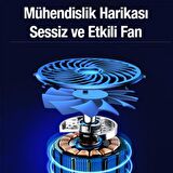 Coofbe 5 Fanlı Laptop Soğutucu