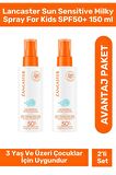 Lancaster Sun Sensitive Milky Spray For Kids SPF50+ 150 ml - 2 Adet