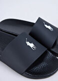 Polo Ralph Lauren Siyah Erkek Plaj Terliği Polo Slide