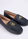 Lauren Ralph Lauren Deri Siyah Kadın Loafer 802942768001