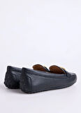 Lauren Ralph Lauren Deri Siyah Kadın Loafer 802942768001