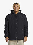 Quiksilver Siyah Erkek Mont EQYJK04110RAIN CLOUD WARM HOODED CO