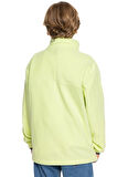 Quiksilver Düz Neon Sarı Erkek Çocuk Polar Üst EQBFT03907-ICE FIELDS FZ YOUTH