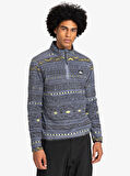 Quiksilver Aker HZ Fleece Polar EQYFT04979-SNA6 Tribal Heritage Flint Stone
