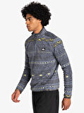 Quiksilver Aker HZ Fleece Polar EQYFT04979-SNA6 Tribal Heritage Flint Stone